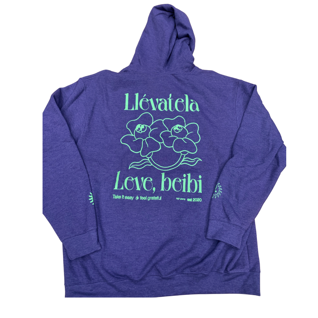 Hoodie "Llévatela Leve" Morada - Hipnosis