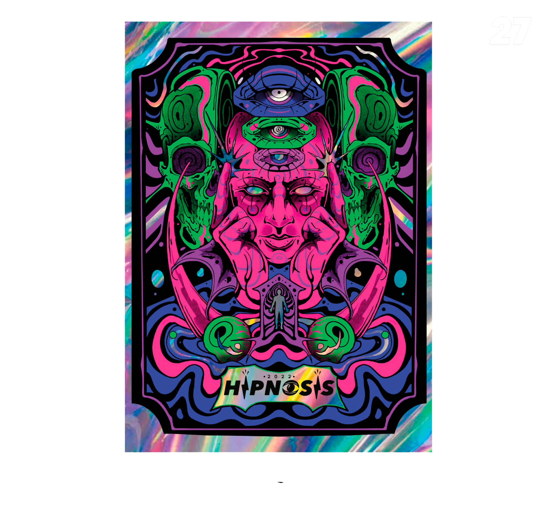 Serigrafía oficial Hipnosis 2022 x Muta - Hipnosis