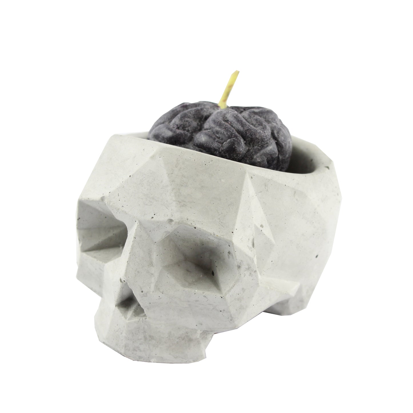 Vela negra en skull de concreto - Hipnosis