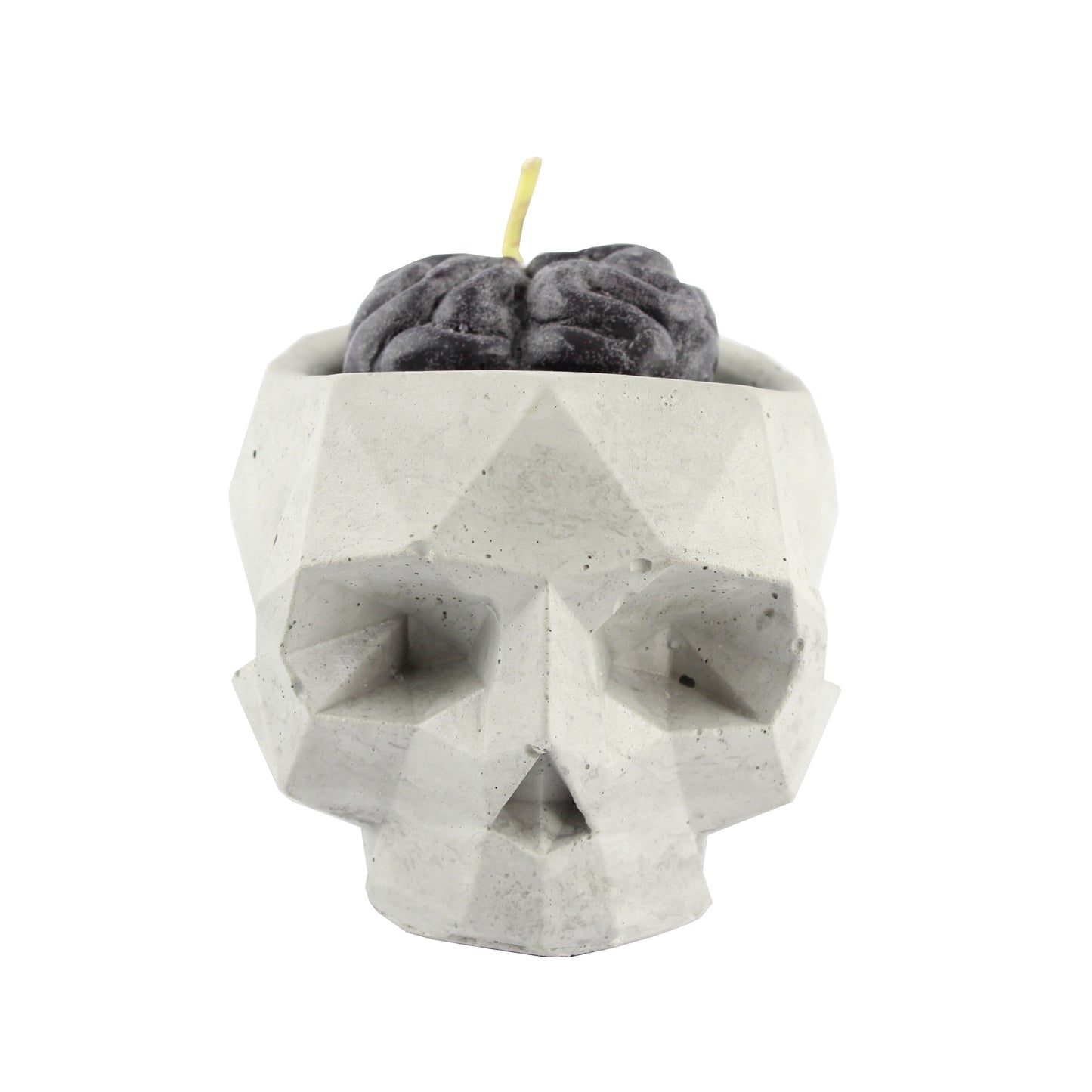 Vela negra en skull de concreto - Hipnosis