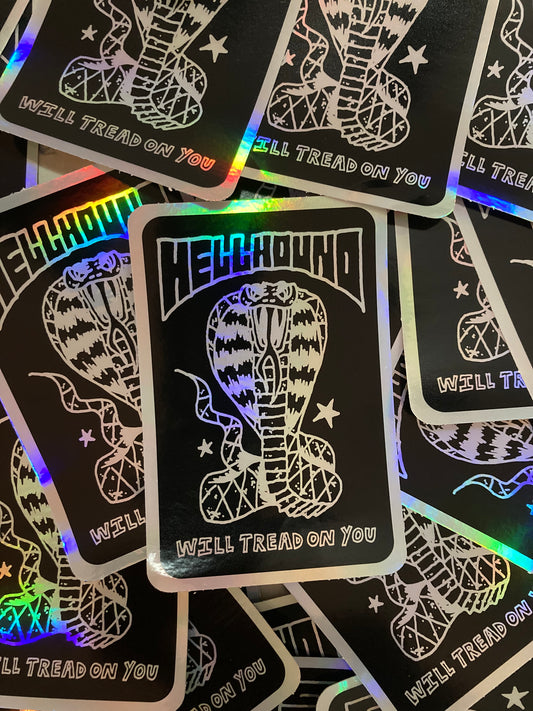 HELLHOUND Stickers "Will Tread On You" - Hipnosis