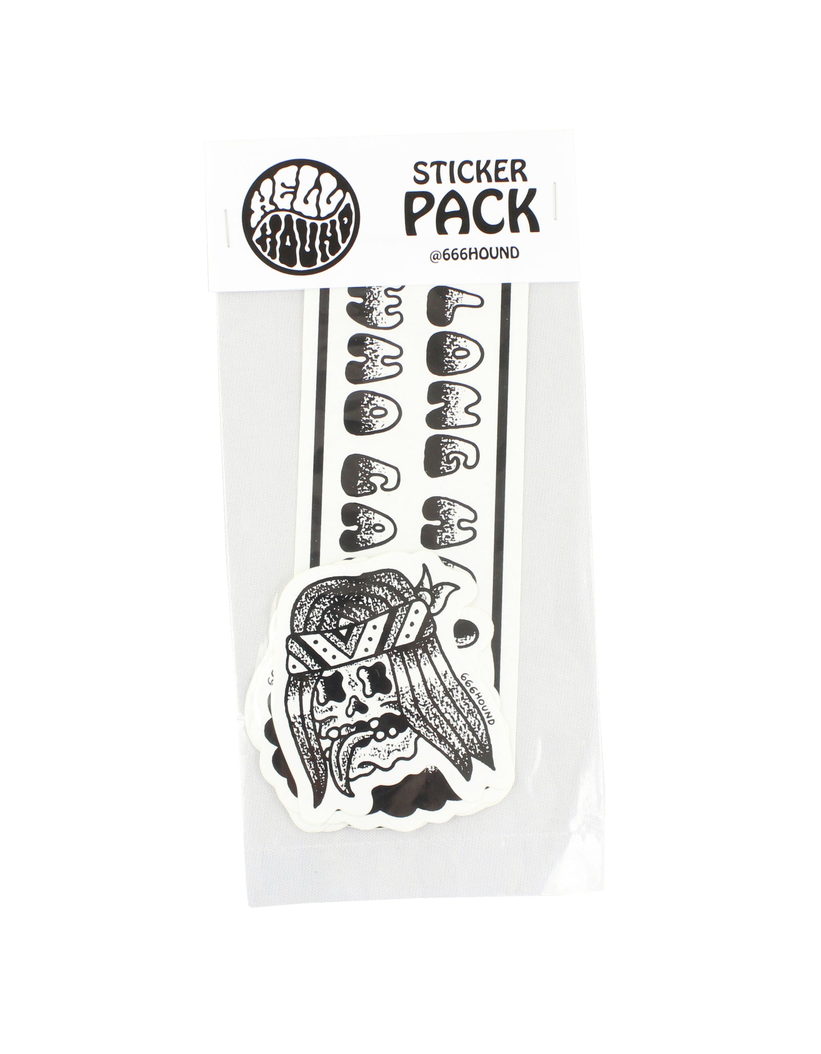 Sticker Pack "Long Hair Who Cares" - Hipnosis