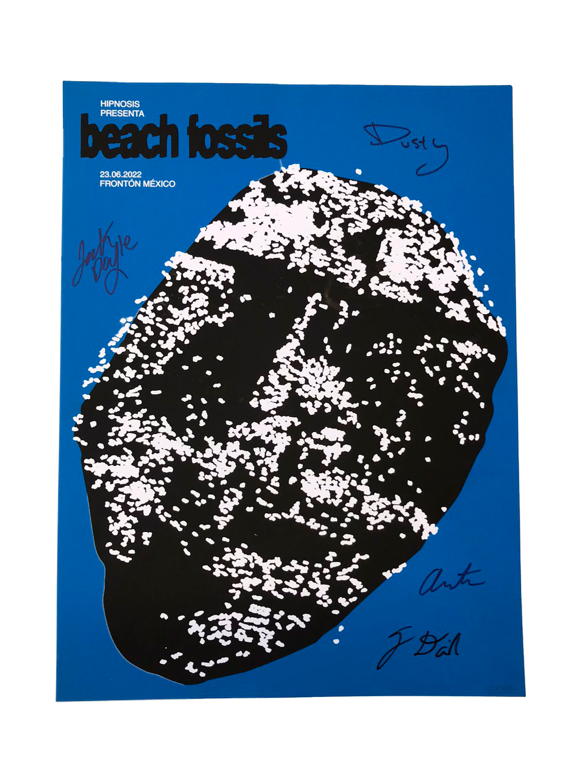 Poster Serigrafía Beach Fossils Firmado - Hipnosis