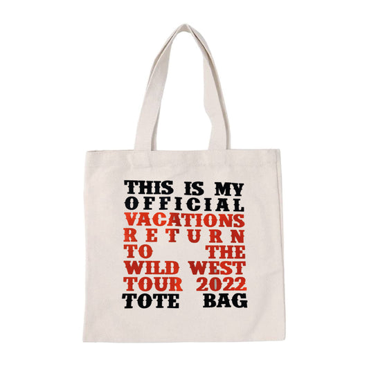 Vacations totebag "Return To The Wild West" - Hipnosis
